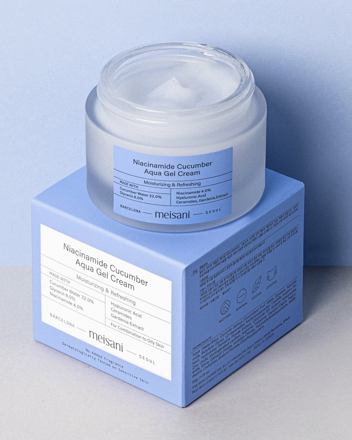 Niacinamide Cucumber Aqua Gel Cream Meisani