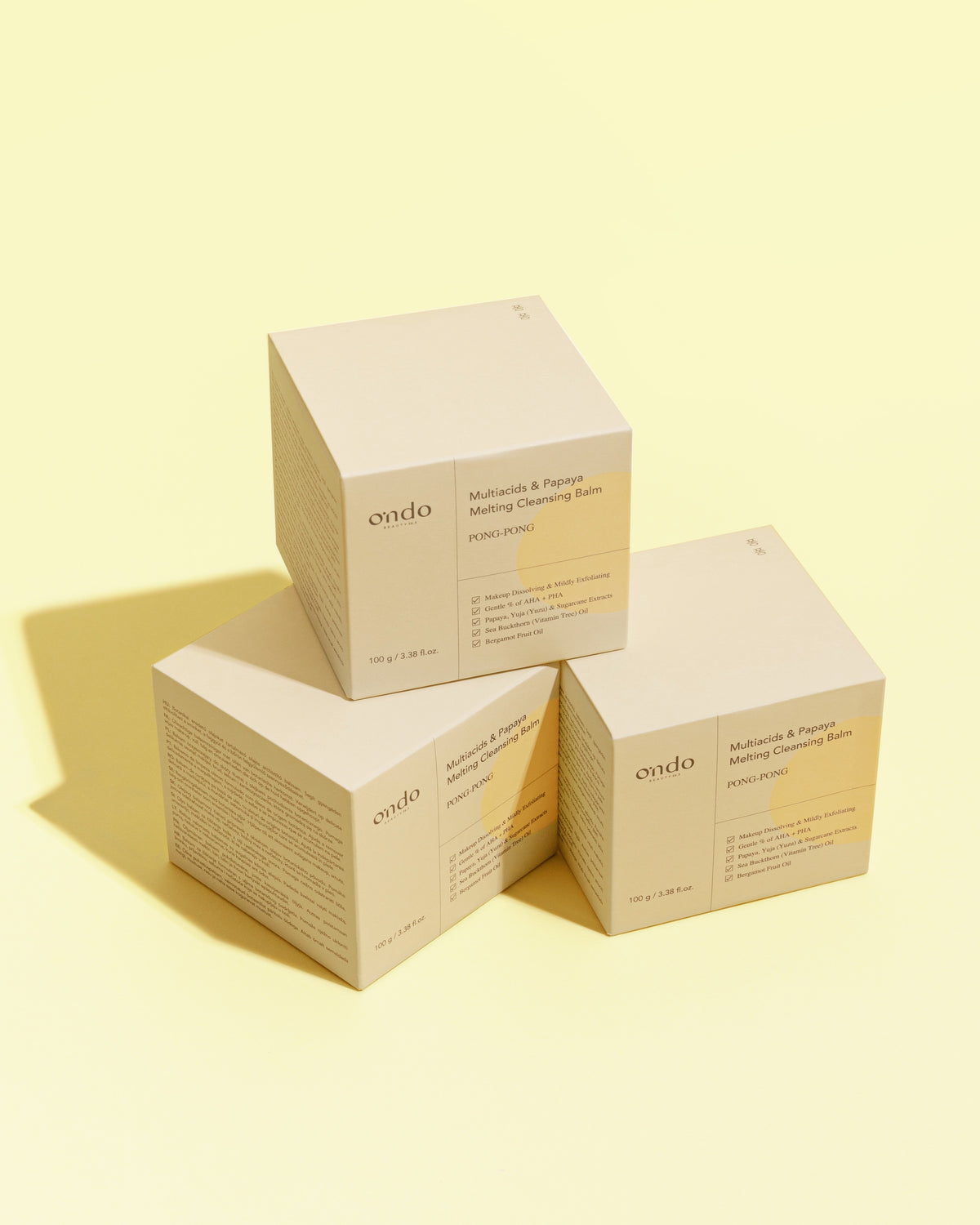 Multiacids & Papaya Cleansing Balm Ondo Beauty 36.5