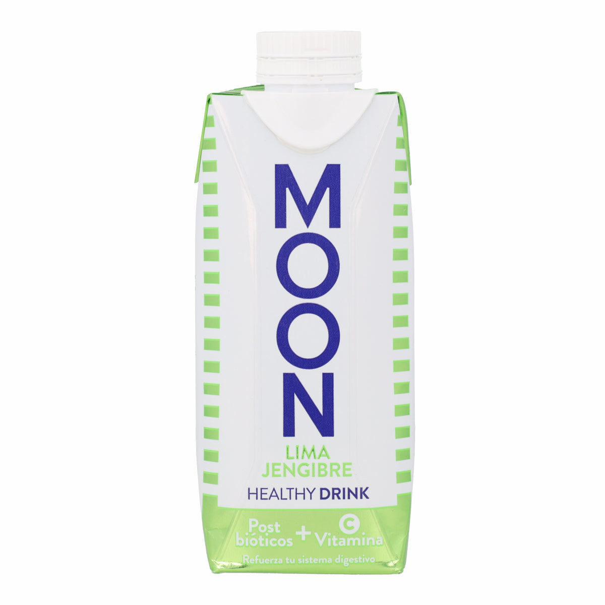 Healthy Drink Lima y Jengibre Bio con Post-bióticos y Vitamina C MOONDRIKS 330 ml