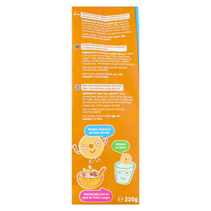 Pack promo 2x Galletas infantiles ECO de espelta con manzana Smileat, 220g