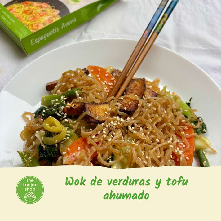 Espaguetis de Konjac y Avena Sin gluten The Konjac Shop 200g