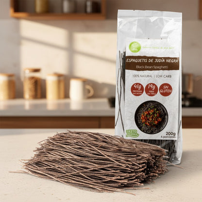 Espaguetis de Judía Negra The Konjac Shop 200g