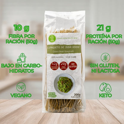 Espaguetis de Judía verde The Konjac Shop 200g