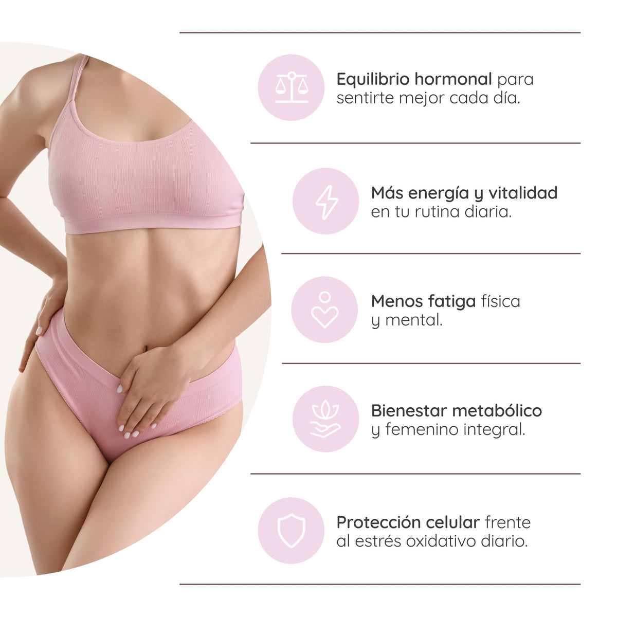 Inositol Balance 30 días Hormonal N2 Natural Nutrition 60 cápsulas