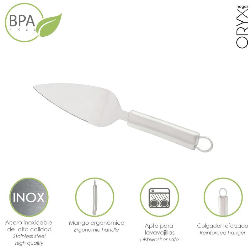 Espatula Para Tartas Acero Inoxidable 5,5 X 26,5 (alt.) Cm._0