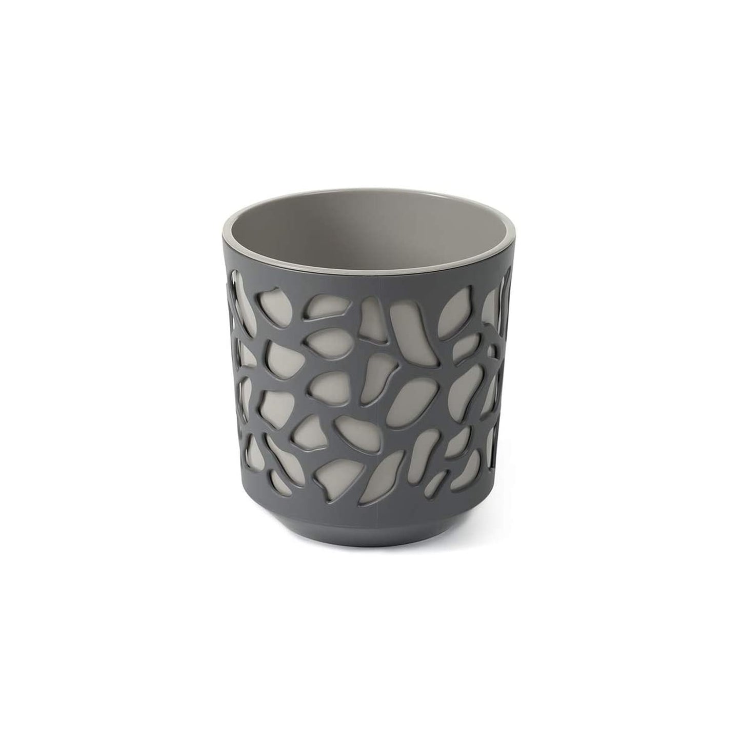 Maceta Duet 300 Antracita Y Taupe_0