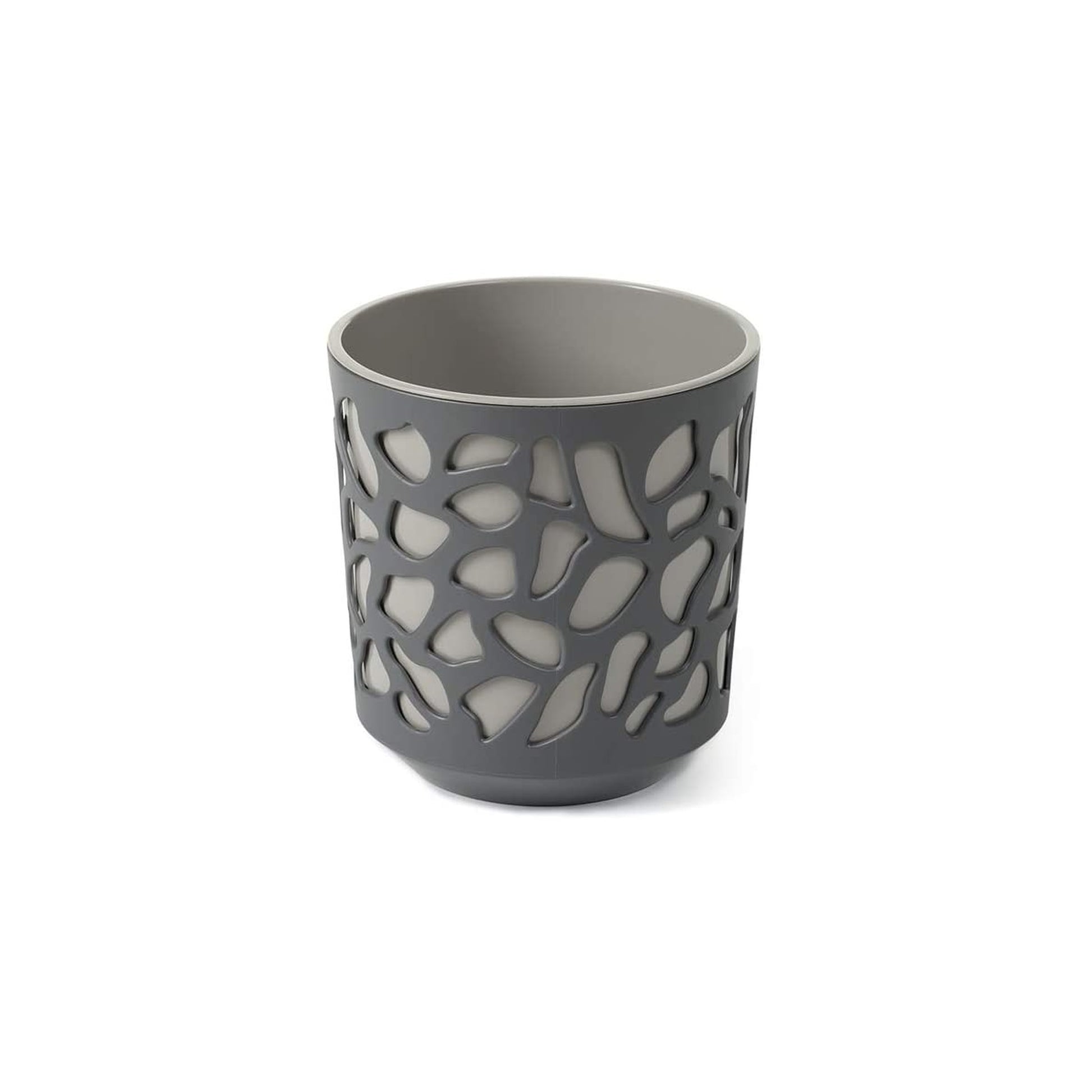 Maceta Duet 300 Antracita Y Taupe_0