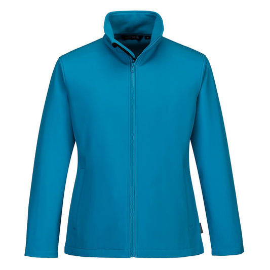 Softshell Para Mujer Print & Promo (2 Capas) / Xs / Agua_0