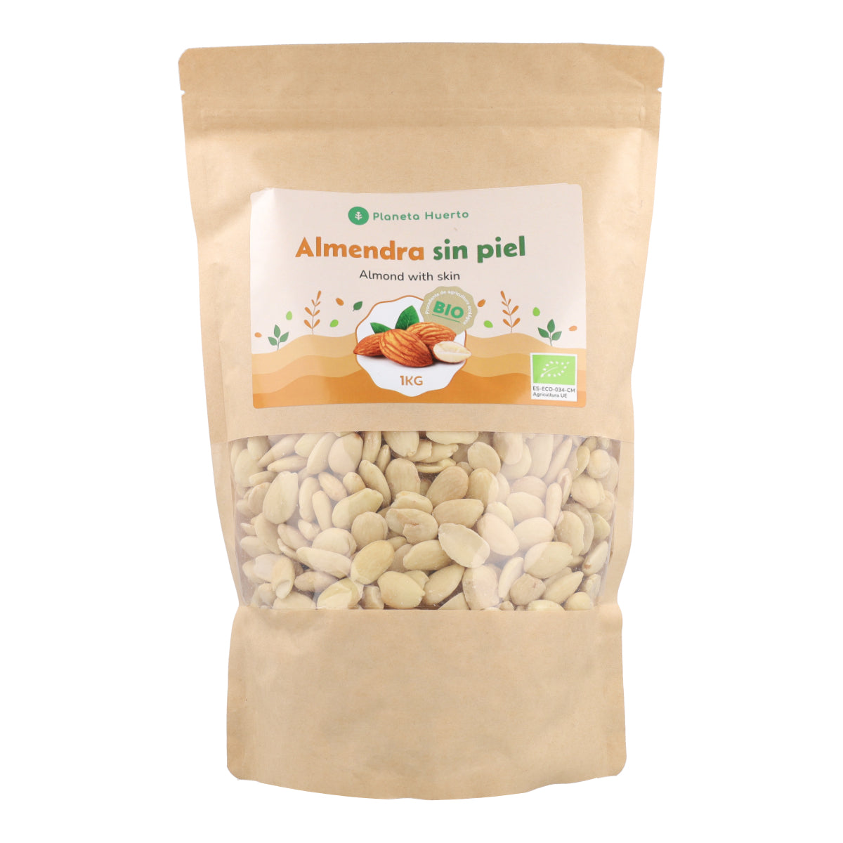 Almendra repelada ECO Planeta Huerto 1 kg