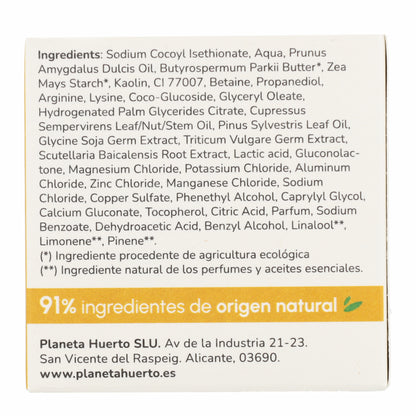 Champú sólido Fortalecedor con Aminoácidos Planeta Huerto 85 g