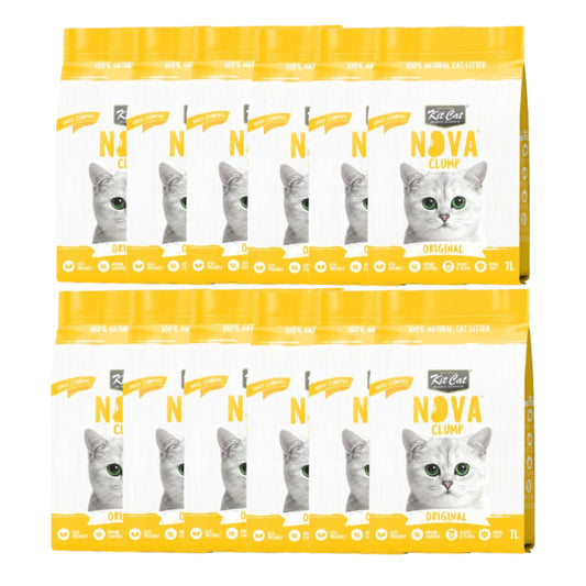 12x Pack Kit Cat Arena Eco Nova - Original 7 L Arena para gatos