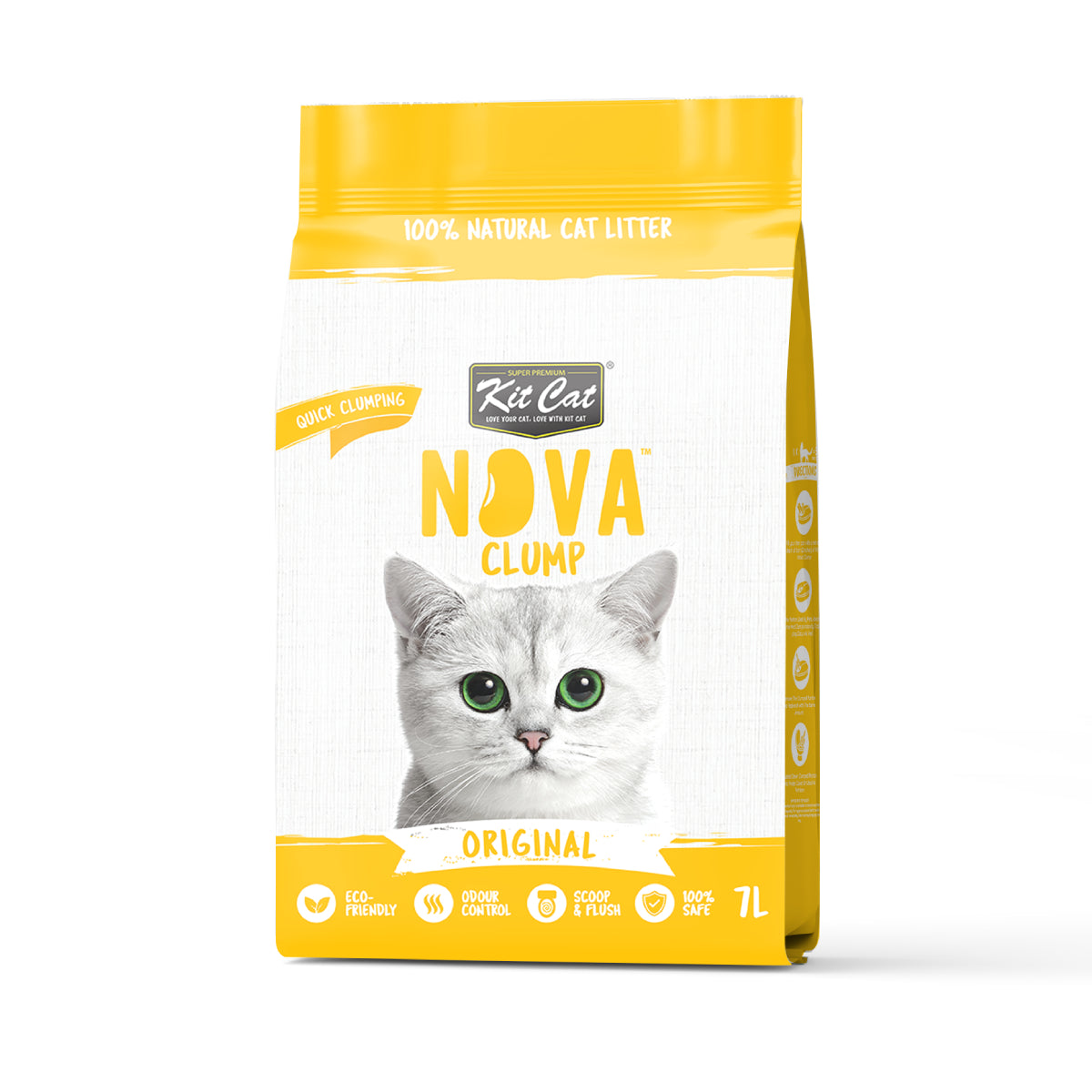 Pack 2x Kit Cat Nova Pack Ahorro - Original Arena Vegetal para gatos 7 L
