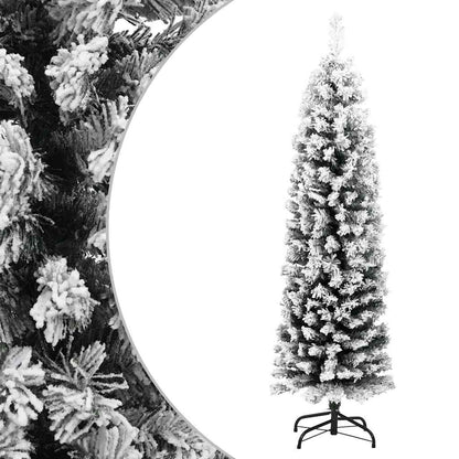 Vidaxl Árbol De Navidad Artificial Verde Con Nieve Pvc 120 Cm_0