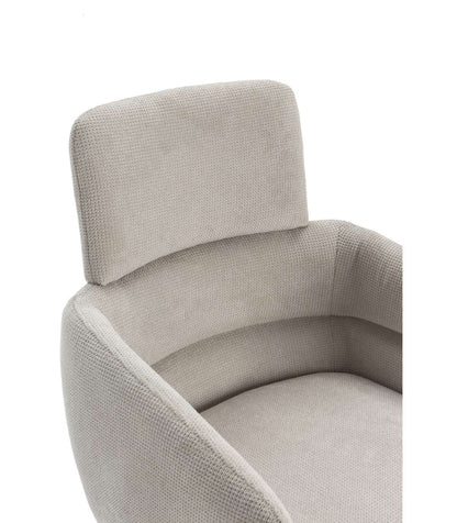 Pack De 2 Sillones Giratorios Modelo Maggie Tapizado Textil Gris Claro, 93cm(alto) 58cm(an_3