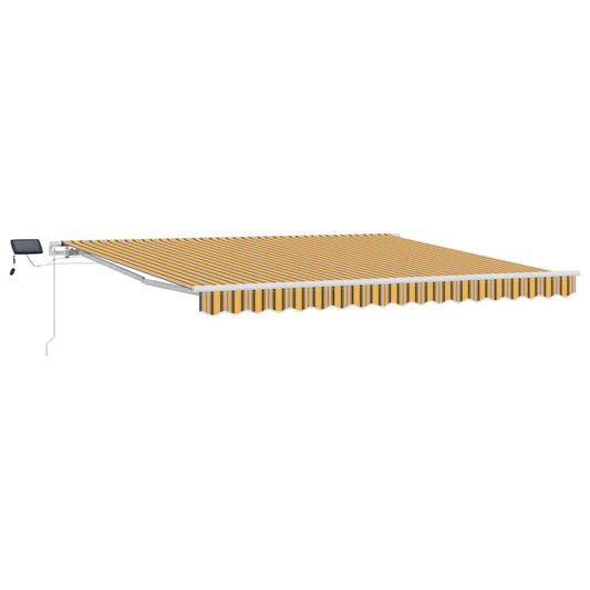 Toldo Retráctil Multicolor 400 X 300 Cm Tela Y Aluminio_0