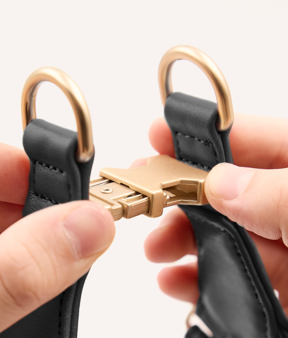 Cafide Arnés De Cuero Vegano step-in Negro. Modelo Jala. Talla M_1