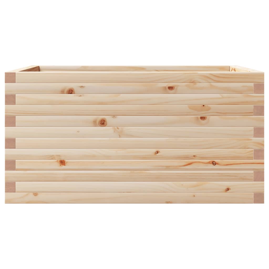 Jardinera De Madera Maciza De Pino 90x60x46 Cm_4