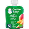 Bolsita puré de fruta ecológica para bebés sabor Mango Gerber 90 g GERBER Organic Mango