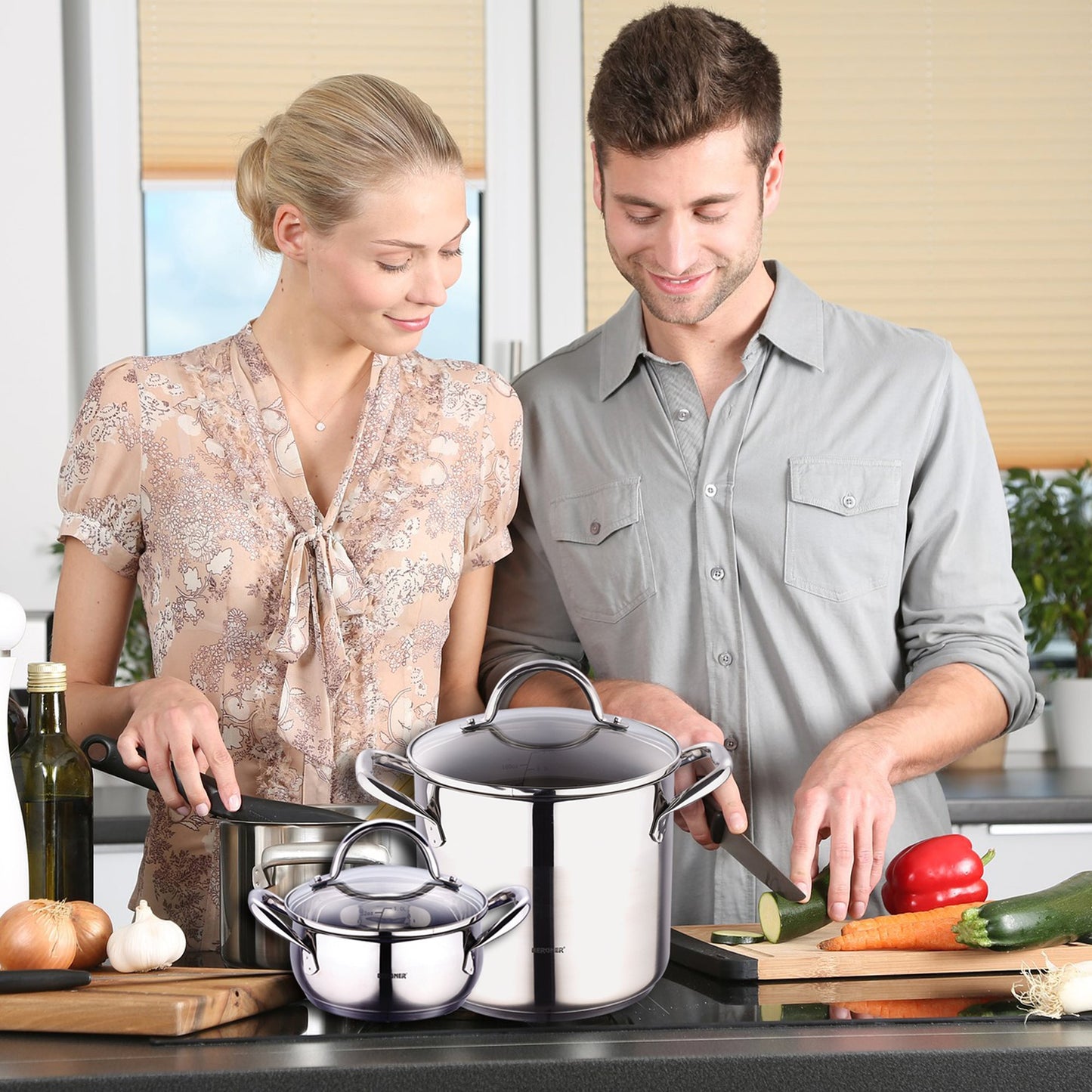 Bergner - Cacerola 20x11.5cm 3.3l C/t  Gourmet Acer.inox_3