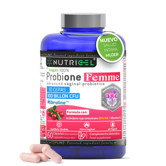 Probione Femme® - Probióticos Vaginales 10 Cepas Especificas + 100 Billones Ufc_0