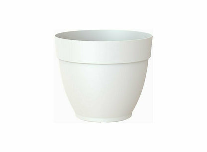 Artevasi Macetero Plástico Capri Campana Blanco 25cm_0
