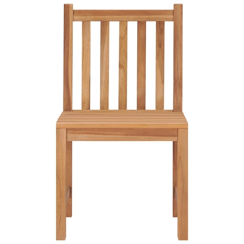 Vidaxl Sillas De Jardín 6 Unidades Con Cojines Madera Maciza De Teca_3