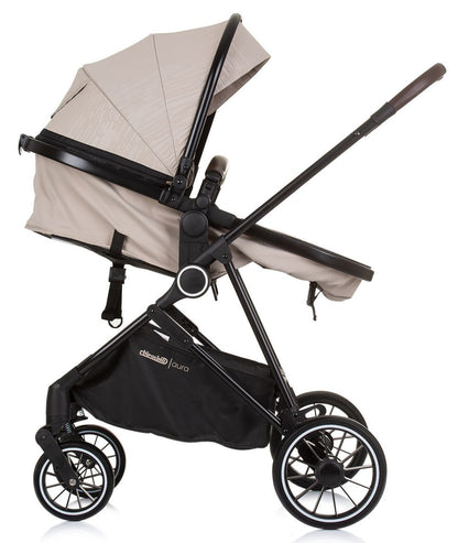 Carrito De Bebé Duo Convertible Aura Hasta 22 Kg Flamingo_3