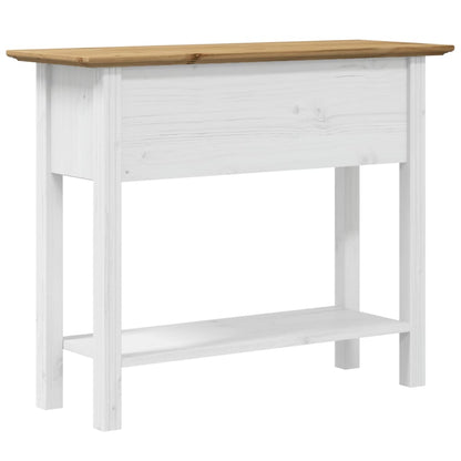 Mesa Consola Bodo Madera Maciza De Pino Marrón 91x35x74 Cm_4