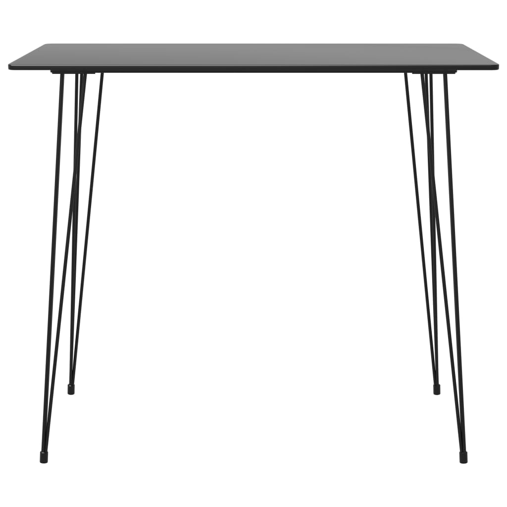 Mesa Alta De Cocina Negro 120x60x105 Cm_0