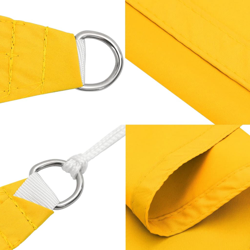 Toldo De Vela Cuadrado Tela Oxford Amarillo 3x3 M_4