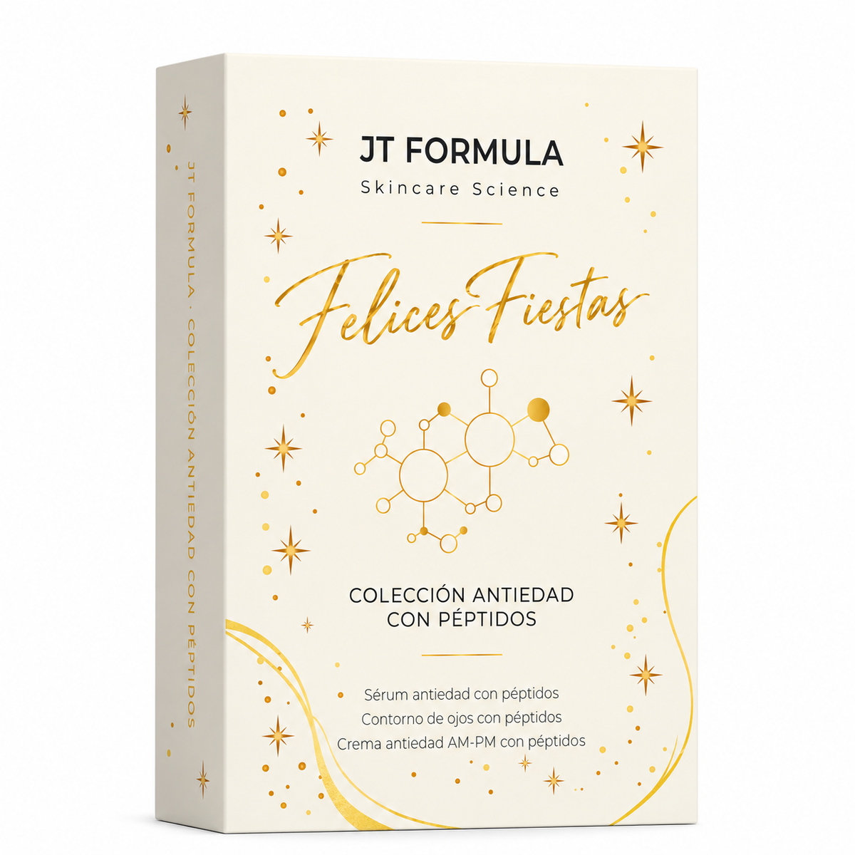 Caja Regalo Antiedad Con Péptidos Jt Formula – Sérum 30 Ml + Crema Facial 50 Ml + Contorno De Ojos 15 Ml_0