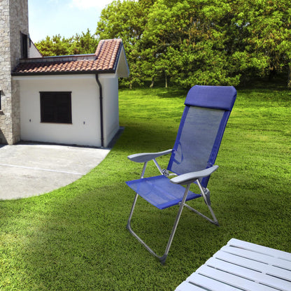 Silla Playa Estructura Aluminio, Reclinable 5 Posiciones, Silla Multiposición, Silla Con Reposabrazos_2