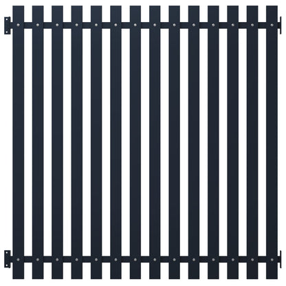 Panel De Valla Acero Recubrimiento Polvo Antracita 170,5x170 Cm / Vetonek_2