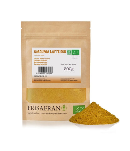 Cúrcuma Latte Ecológica En Polvo | Calidad | Frisafran 200 G_1