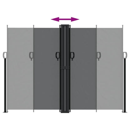 Vidaxl Toldo Lateral Retráctil Negro 180x600 Cm_4