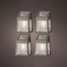 Set De 4 Apliques De Pared Solar Led 898174
