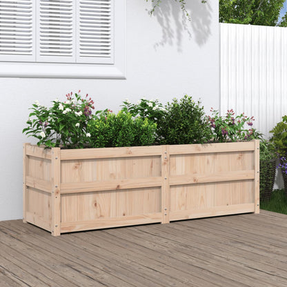 Jardinera De Madera Maciza De Pino 150x50x50 Cm_1