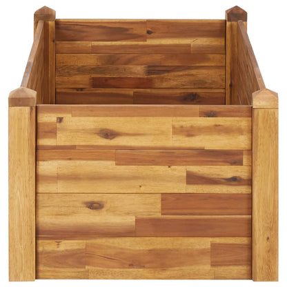 Arriate De Madera Maciza De Acacia 110x60x44 Cm_5