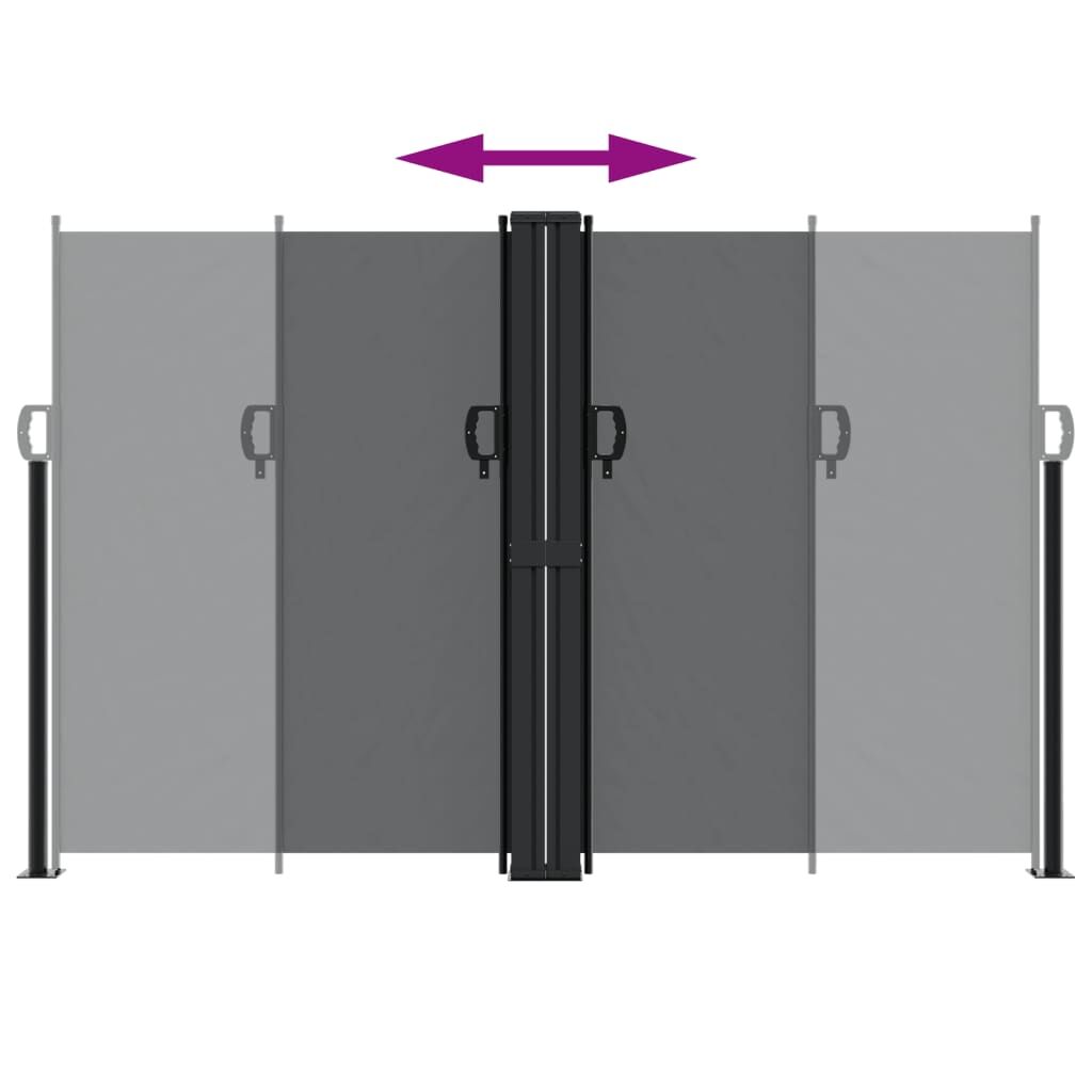 Vidaxl Toldo Lateral Retráctil Negro 160x600 Cm_4