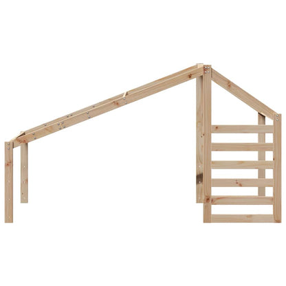 Techo De Cama Infantil Madera Maciza Pino 198x97x113 Cm_3