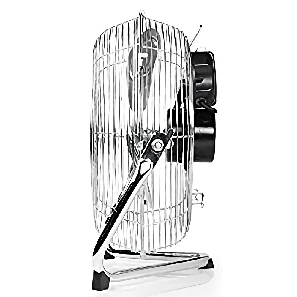 Ventilador Industrial Suelo, 35 Cm, Cuerpo Metal, 3 Aspas Metálicas, 3 Velocidades, Silencioso Mpm Mwp-04, Plata