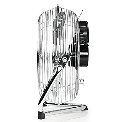 Ventilador Industrial Suelo, 35 Cm, Cuerpo Metal, 3 Aspas Metálicas, 3 Velocidades, Silencioso Mpm Mwp-04, Plata