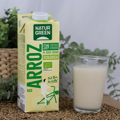 Bebida de Arroz sin azúcares añadidos NaturGreen 1 L