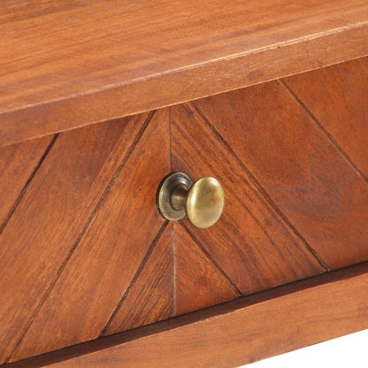 Mesa Consola De Madera Maciza De Acacia 110x40x76 Cm_4
