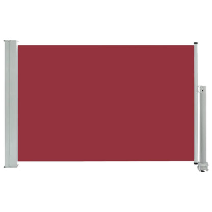 Vidaxl Toldo Lateral Retráctil De Jardín Rojo 60x300 Cm_0