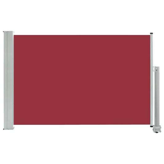Vidaxl Toldo Lateral Retráctil De Jardín Rojo 60x300 Cm_0