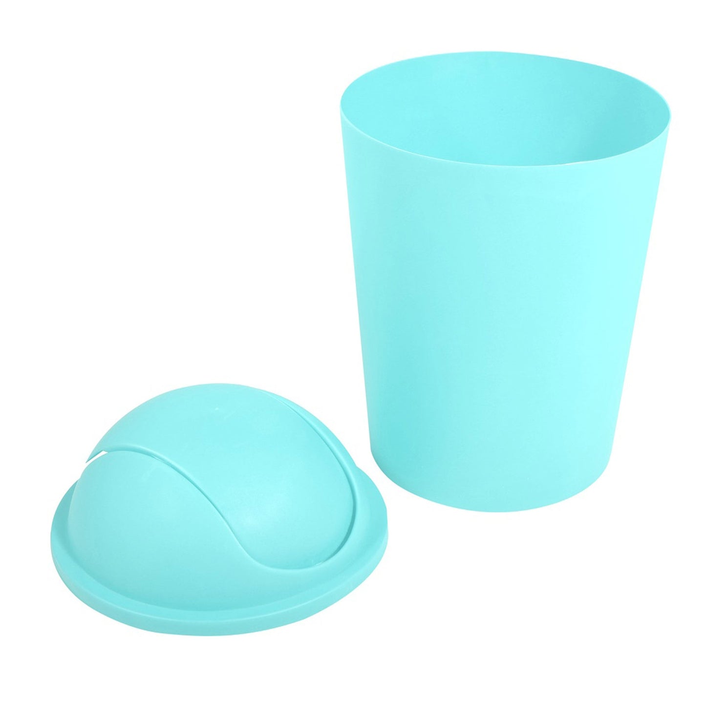 Cubo De Basura ako 5,5l Con Tapa Abatible Verde Pastel_3