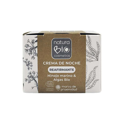 Crema Noche Reafirmante Hinojo, NaturaBio Cosmetics, 50 ml