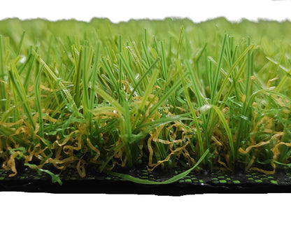 Cesped Artificial| Grosor 25mm| Suave| Mullido| Jardin Exterior| Tipo Sintético