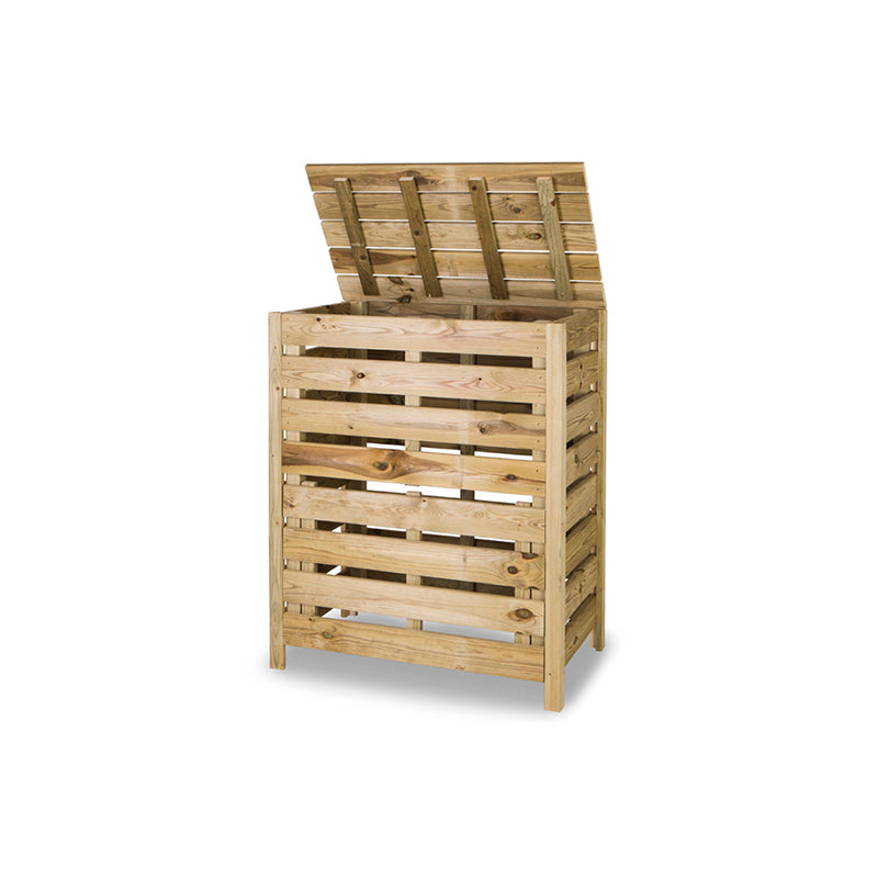 Compostador De Madera Tratada 315 L Hortalia_1